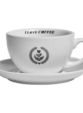 MUVNA咖啡杯陶瓷拉花杯碟套装