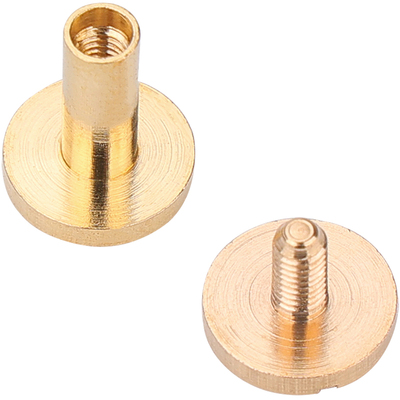 平面黄铜螺丝扣包包铆钉配件