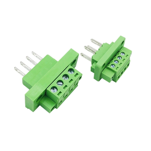 插拔式穿墙接线端子2EDGWB-5.08MM/15EDG-3.81MM2P3P-24P绿色端子