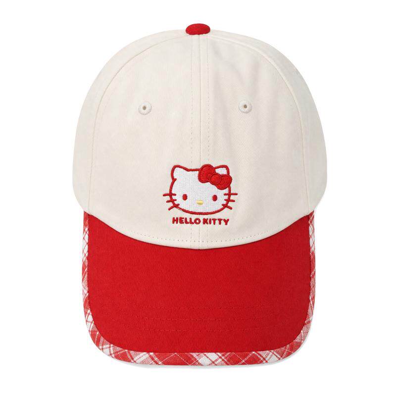 HelloKitty棒球帽鸭舌帽女显脸小春夏超高颜值宽檐遮阳防晒凯蒂猫