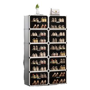 鞋柜门口家用多层室内收纳神器一体靠墙新款2025爆款楼道门外鞋架