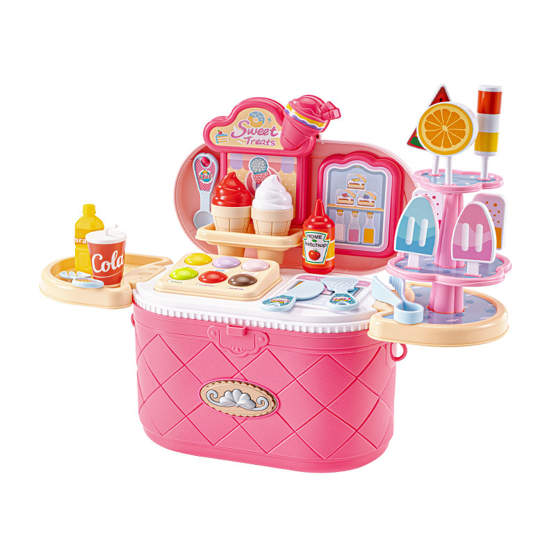 儿童仿真甜品美食水桶包女孩3到过家家玩具
