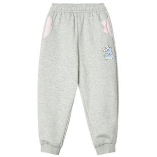 【商场同款】361°童装女童针织加厚长裤2025年冬季新款小童裤子