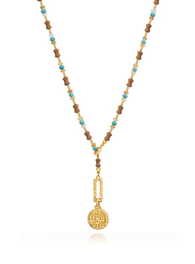 Oups塔希提幻象多戴项链绿松石