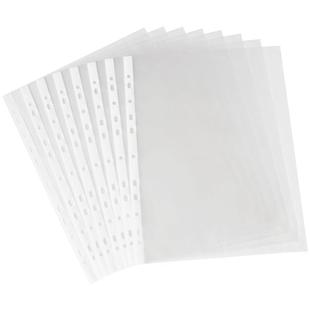 诚纳11孔文件袋 a4保护膜透明文件袋快劳夹打孔插页袋塑料活页资料袋公文袋加厚打孔防水十一孔袋收纳保存