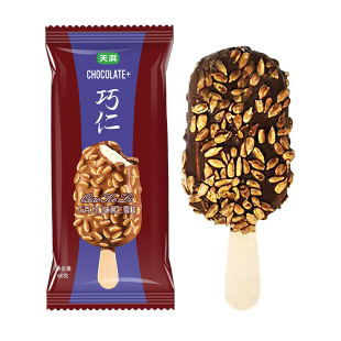 2026新品5支 天淇巧仁雪糕瓜子脆皮巧克力果仁冰淇淋冰棒冷饮批发