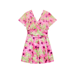 泳衣女款2025新款连体温泉高级感微胖大码遮肉保守显瘦性感纯欲