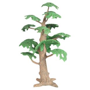 儿童玩具农场仿真植物树木地台动物模型搭配场景微景观大槐树配件