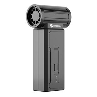 菠萝君新款暴力涡轮风扇小型迷你便携大风速强力除尘除水户外长续航露营生火吹水机手持函道风扇无刷高速