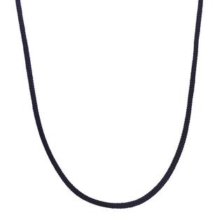 【限时四折秒杀】SOFT ROOM哑光极简溪中石黑绳项链可调节choker