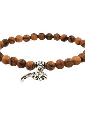 小众纯银天然越南沉香手串佛珠