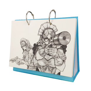 手工制作半成品空白台历自制线稿活页2026小学生DIY计划手绘日历