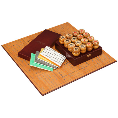 御圣陆战棋套装4人木质双面