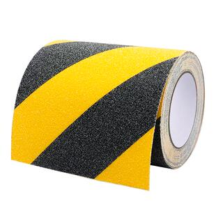 防滑胶带磨砂彩色防滑地贴耐磨加厚楼梯洗手间台阶警示贴自粘防摔跤打滑地板警示胶布PVC黑黄斑马夜光划线条