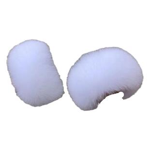 真狐狸毛外套袖口大衣手环圈袖套衣服皮草护腕黑白可定做通用