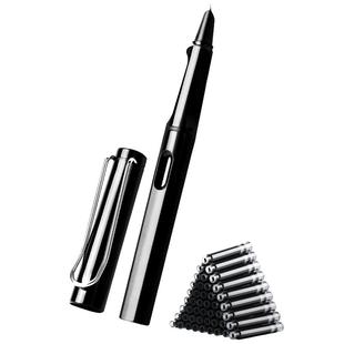 晨光美工钢笔书法专用弯头弯尖练字硬笔书法刚笔0.7笔尖成人签字签名女生可替换墨囊瘦金体EF尖美工笔书法笔