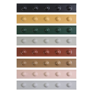 卫生间瓷砖腰线装饰条400法式黑色半墙欧姆线陶瓷墙砖压顶线条