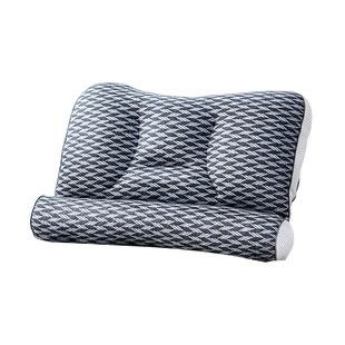 富安娜PE软管枕承托护颈椎助睡眠仰睡侧睡护颈可调节高回弹枕芯