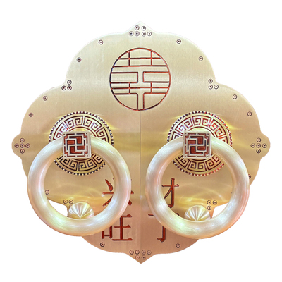 中式庭院大门全铜复古锁