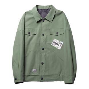 大牌撤柜优品剪牌清仓 青年男士时尚休闲宽松落肩袖夹克外套