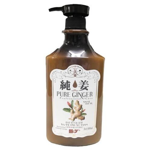 正品 800ml明澄雅纯姜防脱固发去屑修护洗发水生姜老姜护发乳包邮