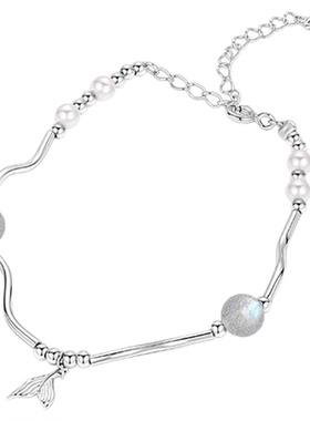 S925纯银手链女生轻奢小众精致