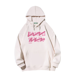 黑色宽松连帽卫衣男女款2026年新款爆款冬季加绒加厚外套女士上衣