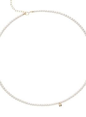 施家珍珠小粒复古简约项链少女