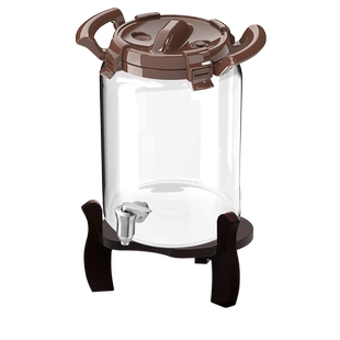 居元素高级泡酒专用酒瓶带龙头酒坛酒罐酒壶泡酒玻璃瓶家用密封8L