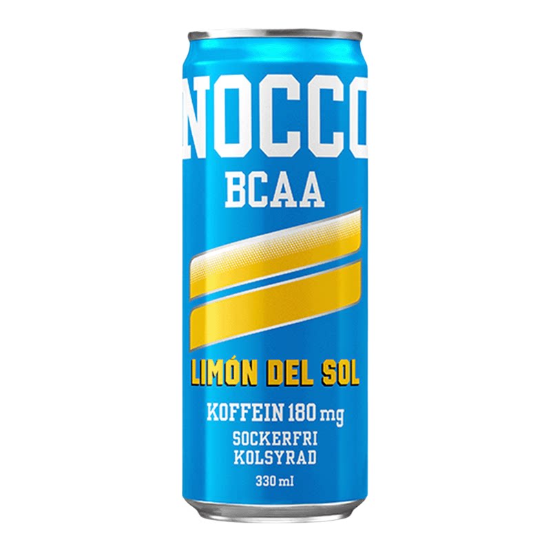 NOCCO 单件支链氨基酸能量饮料柠檬口味运动营养饮品罐装功能饮料