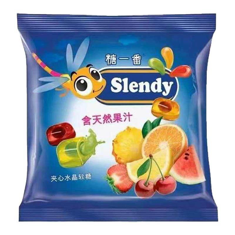 俄罗斯进口混合口味爆浆水果软糖