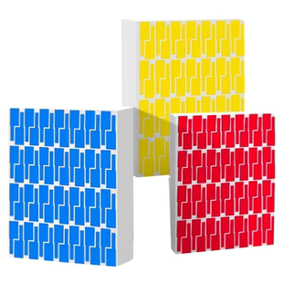 网线标签不干胶贴纸a4防水撕不烂合成纸激光打印线缆标签机房楼盘颜色分类标识贴纸刀型网线标签HT-18064