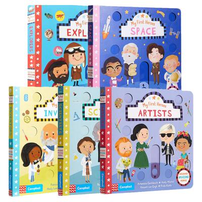 初识艺术家英文原版纸板书