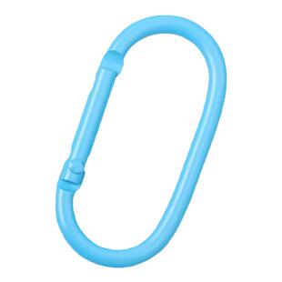 背包水杯外挂铝合金登山扣椭圆形跑道扣U型彩色户外包链扣挂件扣