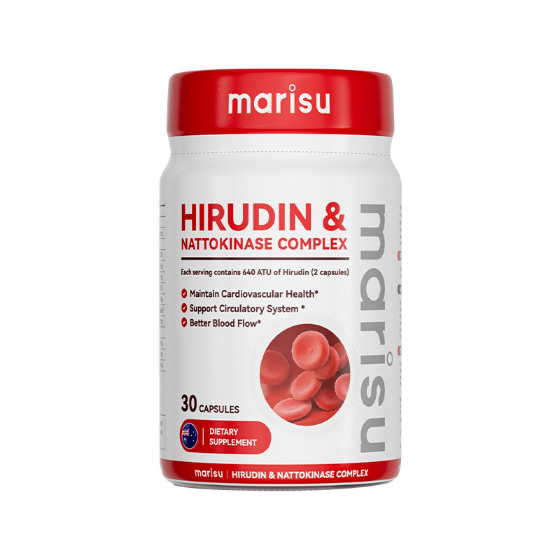 MARISU纳豆水蛭素血管清道夫中老年清理垃圾胶囊澳洲进口 30粒瓶
