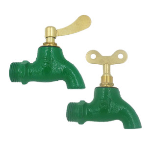 快开铁龙头带锁钥匙水龙头水嘴老式水咀拖把池快开铸铁龙头4分6分