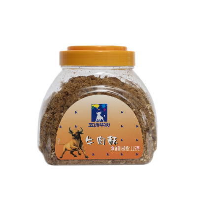 安徽特产松软易消化芝麻粒牛肉酥