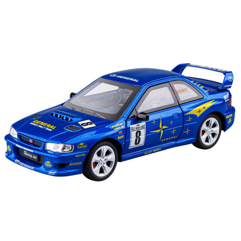 1：24斯巴鲁翼豹STI赛道版车模