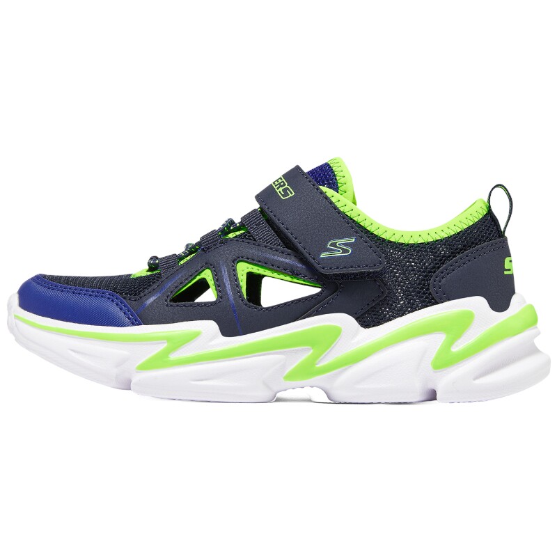 Skechers斯凯奇儿童框子鞋专业体训鞋透气舒适男童网面跑步运动鞋
