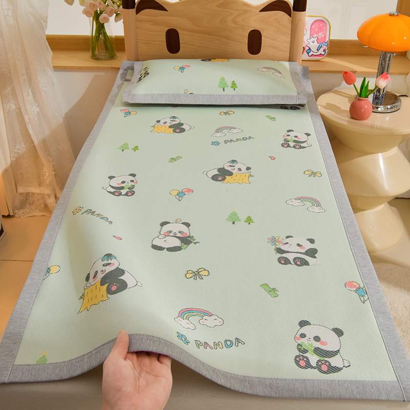 70*170冰丝凉席小学生午睡托 托管班拼接床幼儿园冰藤空调软席子