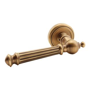 olrvli黄铜复古磁吸静音法式欧式中式门锁古铜色室内做旧双开门锁