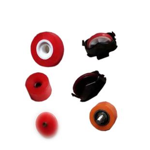 玻璃双边机靠轮压轮拖轮磨边机配件四边磨定位胶轮挡边轮螺杆丝杆