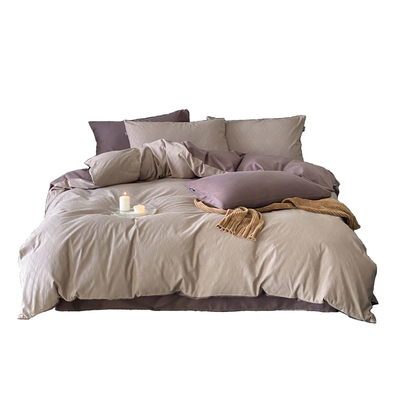 超亲肤高端长绒棉四件套磨毛纯棉秋冬床单被套高级感全棉床品套件