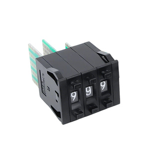 hampolt数字编码开关PF44控制器正反码按动指拨BCD8421拨码盘开关