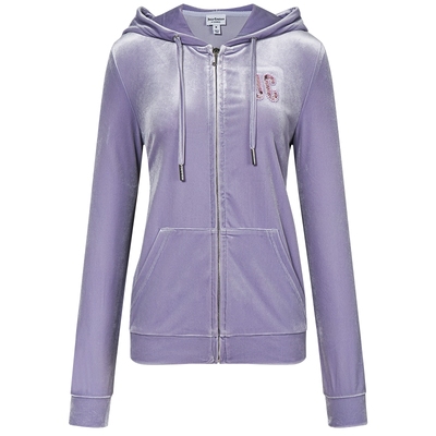 JuicyCouture橘滋丝绒连帽外套