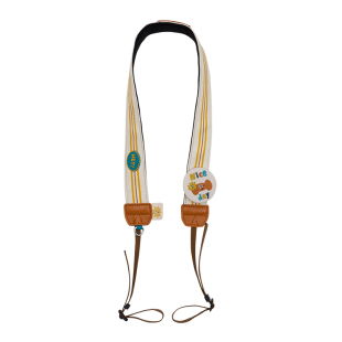 若素良品可爱撞色多功能手相机背带挂脖绳肩带微单反拍立得配件包