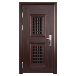 甲级上下通风防盗门门中门 安全门钢质门C级锁芯指纹锁入户透气门