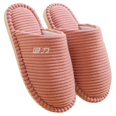 女生冬天必备！回力保暖加绒棉拖