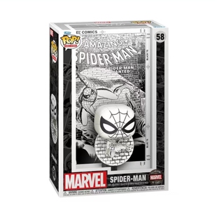 Funko Pop 漫威漫画封面手办美国队长亚克力盒蜘蛛侠金刚狼夜魔侠