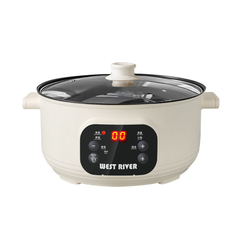 德国全智能电火锅一体炒菜电炒锅多功能料理锅蒸煎炒涮不粘电蒸锅